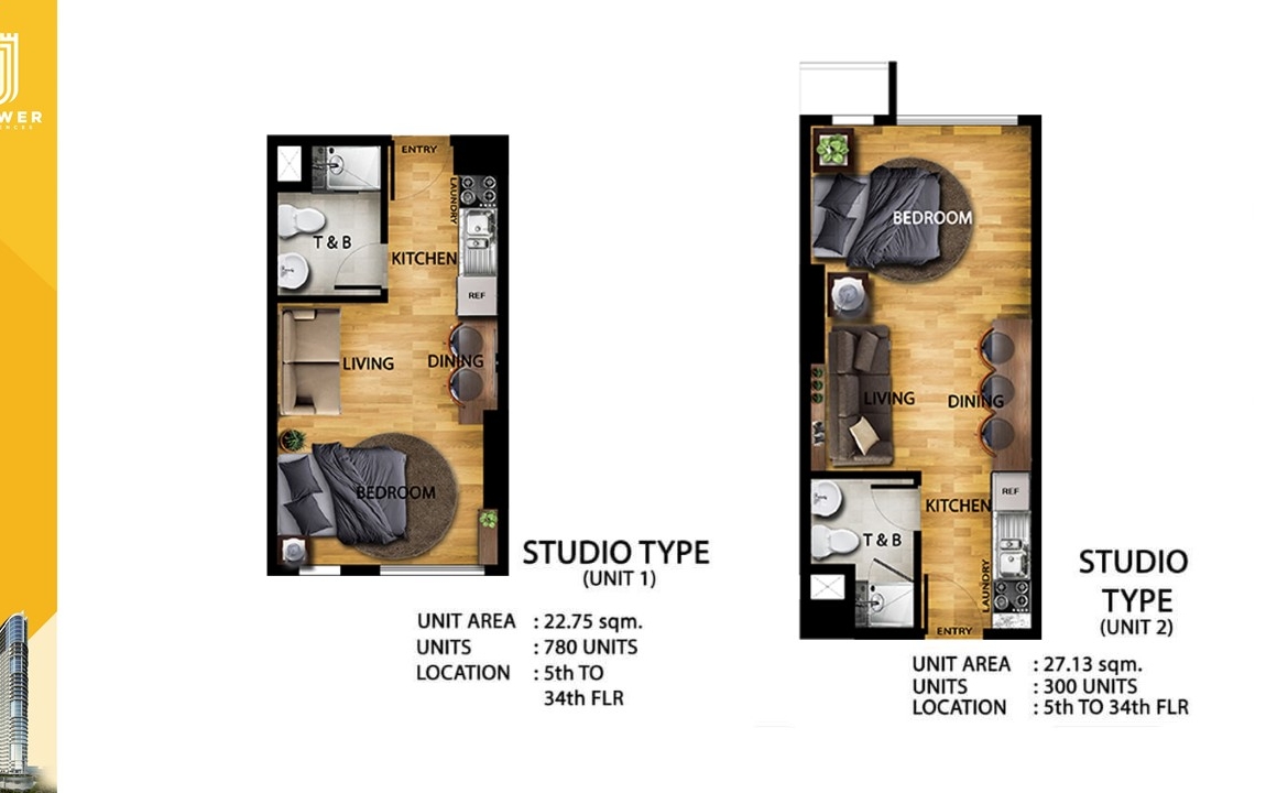 J Tower Residences - Studio Unit