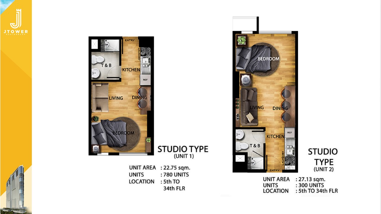 J Tower Residences - Studio Unit