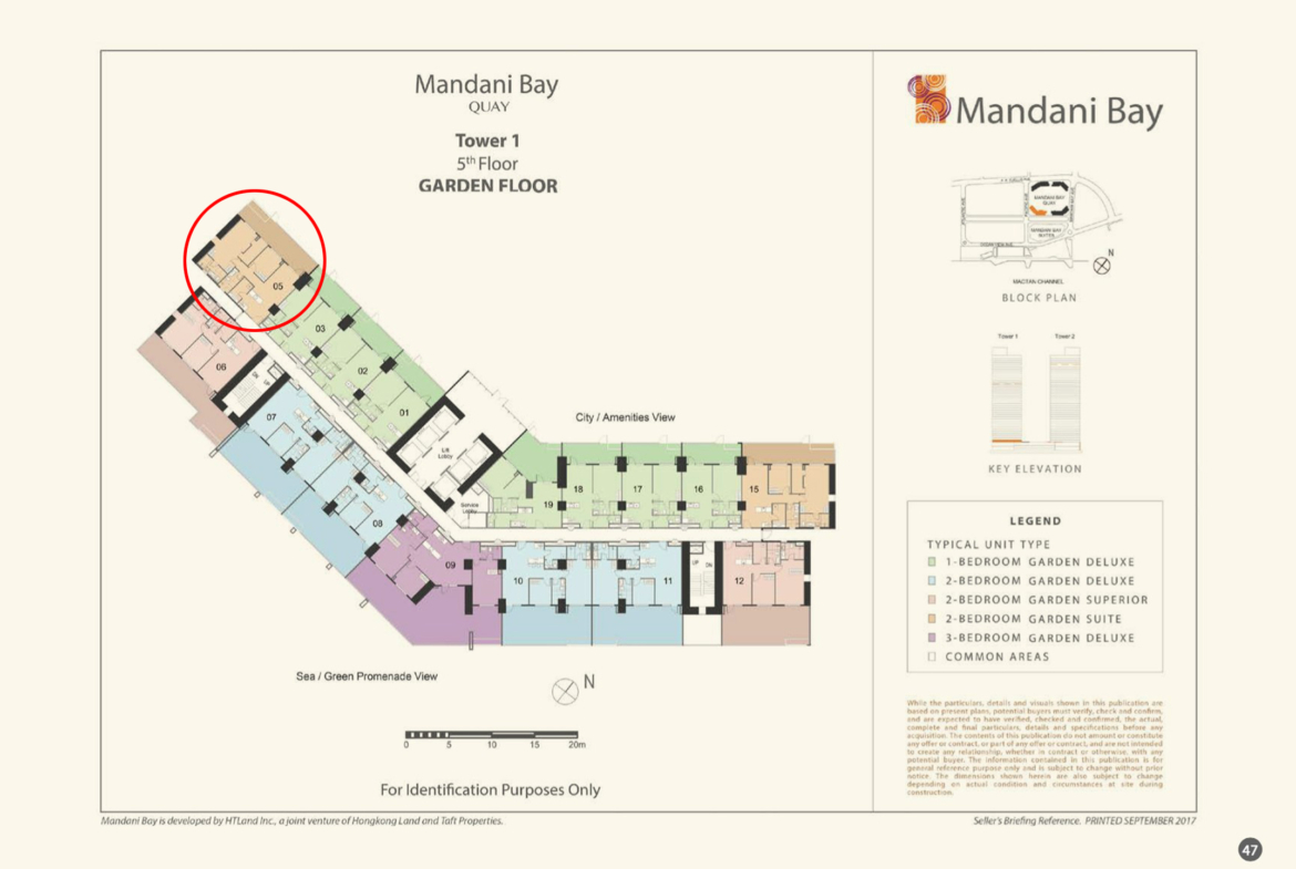 Mandani Bay Quay Phase2 Tower1 5fl 2br Garden Suite-2