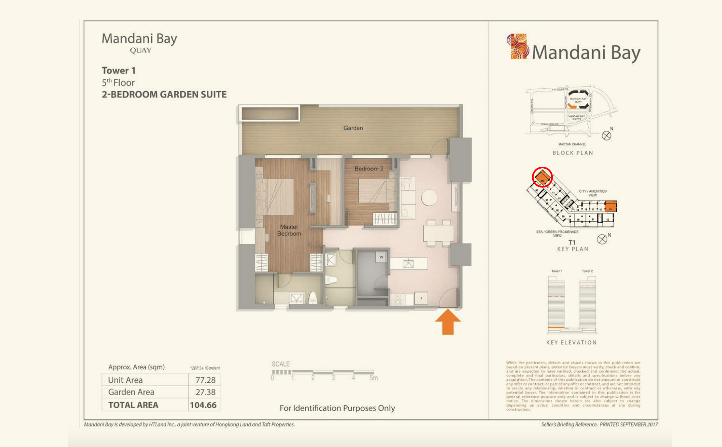 Mandani Bay Quay Phase2 Tower1 5fl 2br Garden Suite